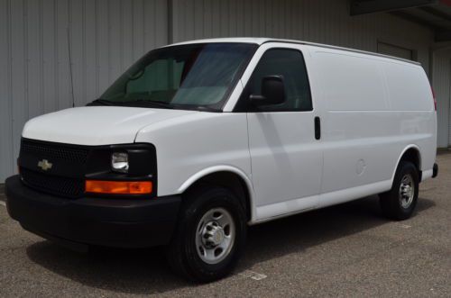 2007 chevrolet express cargo van work van box van ford commercial low reserve no