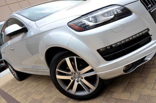 14 audi q7 tdi diesel premium plus warm weather 20&#034; wheels towing side assist nr