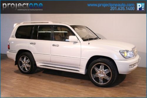 00 lx470 awd white clean carfax land cruiser