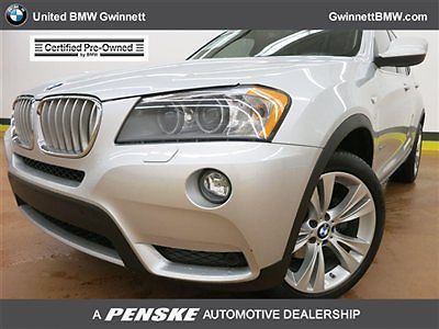 Xdrive35i low miles 4 dr suv automatic gasoline 3.0l straight 6 cyl titanium sil