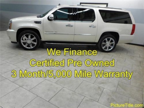 08 escalade esv awd gps navi sunroof backup camera certified we finance texas