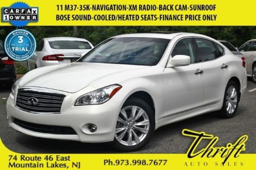 11 m37-35k-navigation-xm radio-back cam-bose sound-cooled/heated seats