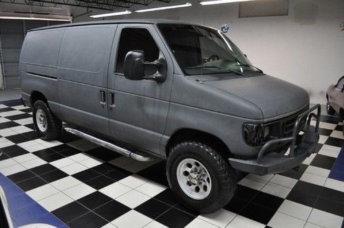 Low miles - side pipes like a 63 corvette  - alloy wheels -matte black cargo van