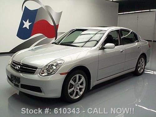 2006 infiniti g35x awd htd leather sunroof xenons 63k texas direct auto