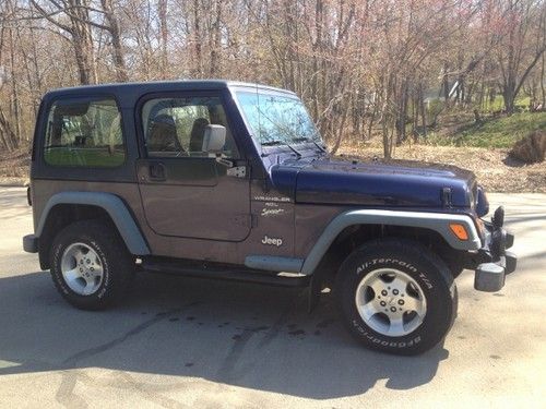 1999 jeep wrangler sport * 4x4 * 5-speed * hard top no reserve