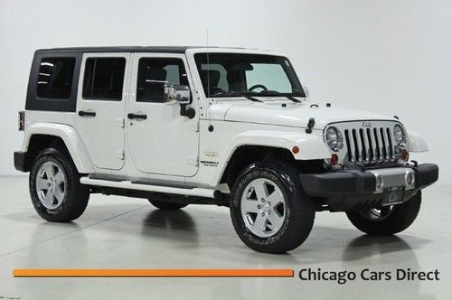 10 wrangler unlimited sahara 4x4 leather nav remote start auto freedom 1 owner