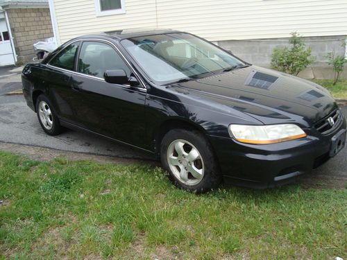 2001 honda accord ex ulev-vtec 4cyl 2.3l engine,sunroof,leather,no reserve price