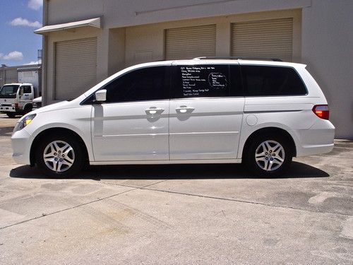 2007 honda odyssey ex-l w/res nav dvd  r.camera leather sunroof 1 owner 08