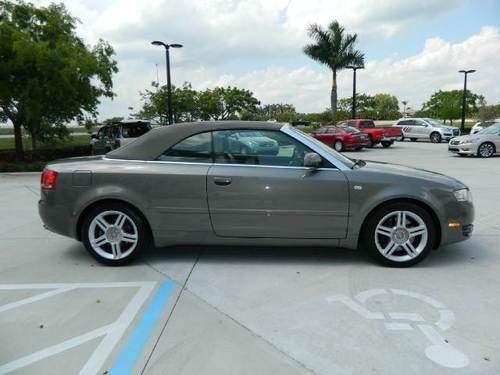 2007 audi a4 quattro cabriolet convertible 2-door 2.0l