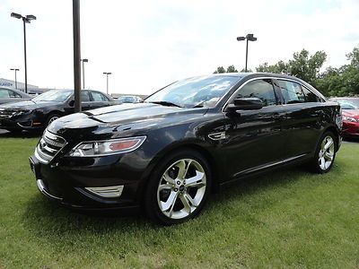 Sporty taurus sho 3.5 l ecoboost sedan engine navigation sync fully loaded