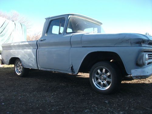 1962 chevy short bed fleet side c-10 rat rod gasser project