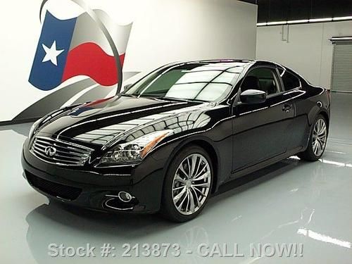 2011 infiniti g37 journey htd leather blk on blk 28k mi texas direct auto