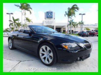 2007 650i 4.8l v8 32v automatic rwd convertible premium fl car clean carfax