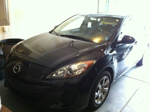 2012 black mazda 3