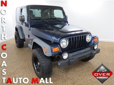 2006(06)wrangler x 4x4 hard top 6 speed manual blue/gray save huge!!!