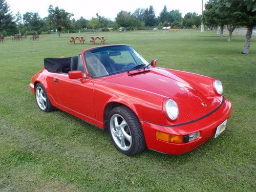 1990 porsche 911 carrera 2 convertible 2-door 3.6l