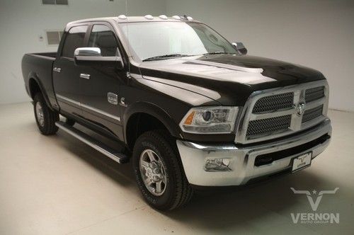 2013 laramie longhorn crew 4x4 navigation sunroof leather heated cummins diesel