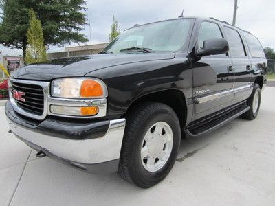 2004 gmc yukon xl slt awd suv leather rear dvd tow pckg roof clean loaded lqqk!!