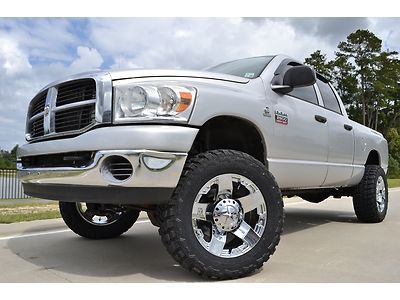 2007 dodge ram 2500 quad cab slt 4x4 diesel lift  new xd 20" wheels