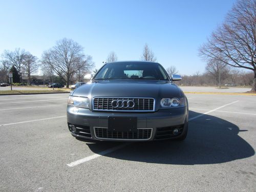 2004 audi s4: quattro, twin turbo v6, 6 speed, awd, garage kept, bose audio,