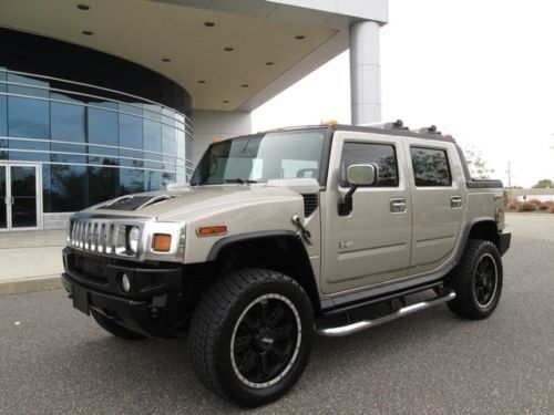 2005 hummer h2 sut 4x4 navigation dvd&#039;s 22&#034; wheels rare find loaded clean