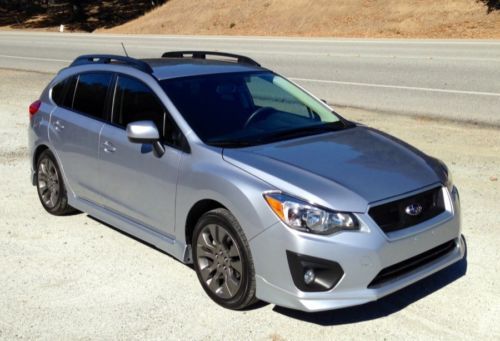 2012 subaru impreza sport premium - silver - manual transmision