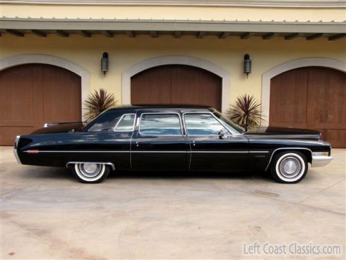 1971 cadilllac series 75 factory limousine w/2,200 original miles, immaculate