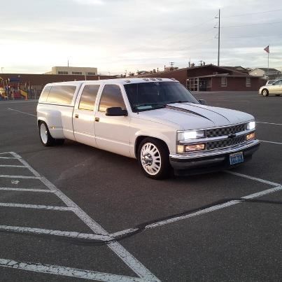 1997 chevrolet c3500 crew cab dually custom/19'' semi wheels/nav/remote start