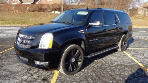 07 cadillac escalade esv platinum edition 3rd row seat 4x4 awd nav no reserve