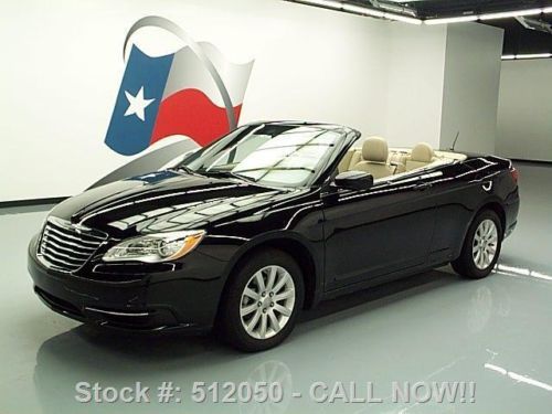 2013 chrysler 200 touring convertible alloy wheels 24k! texas direct auto