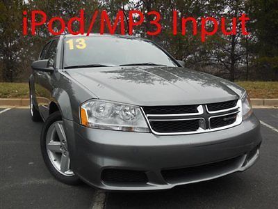 Dodge avenger se low miles 4 dr sedan automatic gasoline 2.4l i4 tungsten metall