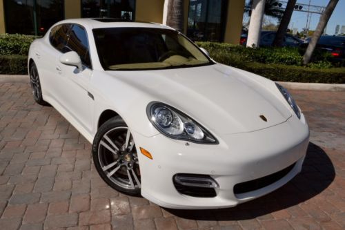 White / beige turbo ! loaded w fac warranty !  rear camera hi end stereo