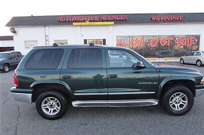 2001 dodge durango slt 4wd clean car fax great fresh trade best deal