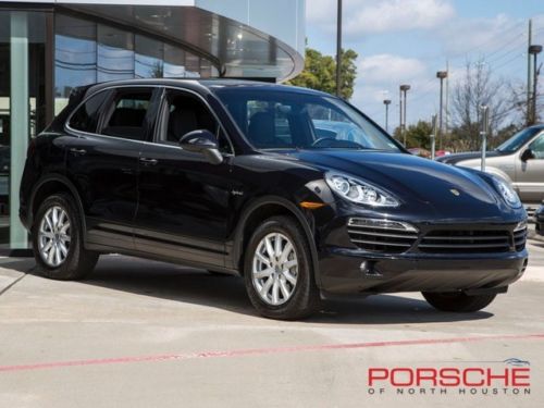 2012 porsche cayenne s hybrid tiptronic s bose nav 18 wheels jet black metallic