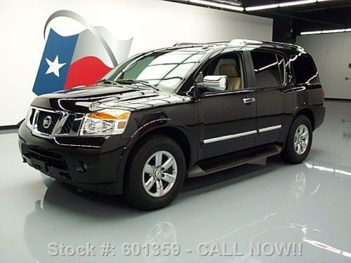 2012 nissan armada sl 8-pass htd leather rear cam 69k! texas direct auto