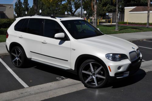 08 x5 4.8i sport pckg, premium pckg, pano roof, matte white, 22s, 07 09 3.0si