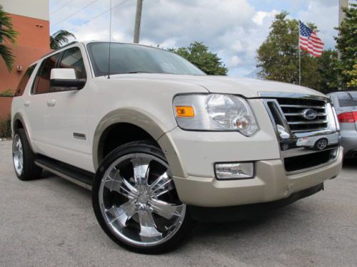 08 ford explorer v6 leather clean carfax rwd