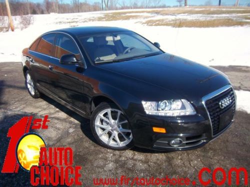 2011 audi a6 premium plus black navigation only 3k miles warranty s-line pkg