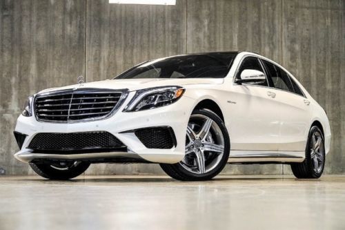 2014 mercedes-benz s63 amg 4matic! driver assist pkg! rear ent! surround view!