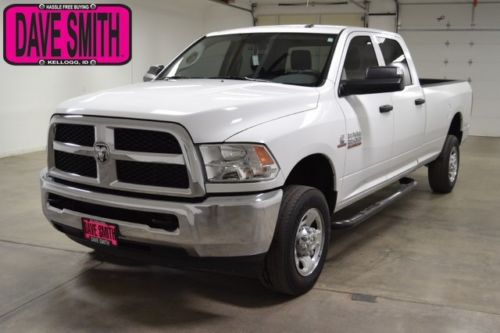 13 ram 2500 crew cab 4x4 manual diesel cloth seats nerf bars keyless entry tow