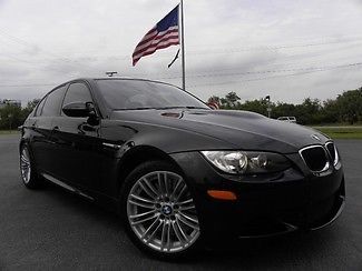 M3*sedan*6 speed*black/black*1 owner*carfax cert*warranty*we finance*fla