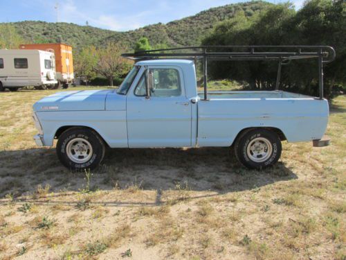 1967 ford f-100 standard cab short bed manual transmission