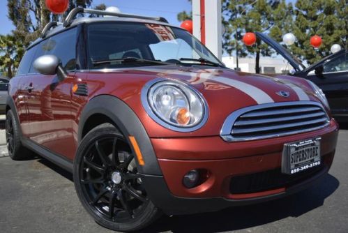 Clubman one owner auto pan roof racing stripes roof rack premium wheels