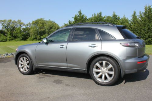 2005 infiniti fx35 awd 4-door 3.5l, diamond graphite ext, leather,nav,20&#034; wheels