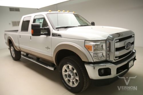 2014 lariat crew 4x4 fx4 navigation sunroof 20s aluminum v8 diesel sync basic