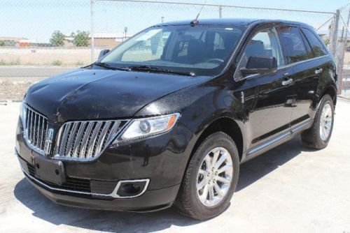 2011 lincoln mkx awd damaged salvage fixer repairable rebuildable runs!