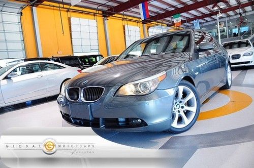 05 bmw 545i sport steptronic roof 18in-alloys parking-sensors xenon sunshades