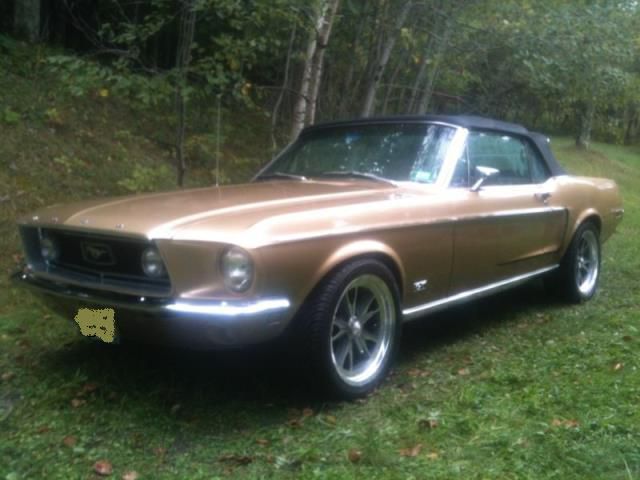 1968 ford mustang gold bullion