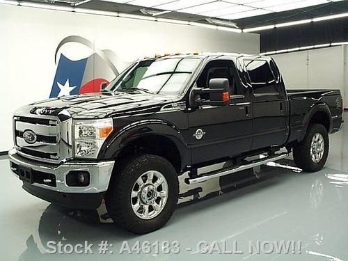 2011 ford f-250 lariat crew diesel 4x4 nav rear cam 30k texas direct auto