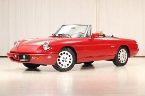 1991 alfa romeo spider veloce 5-speed manual